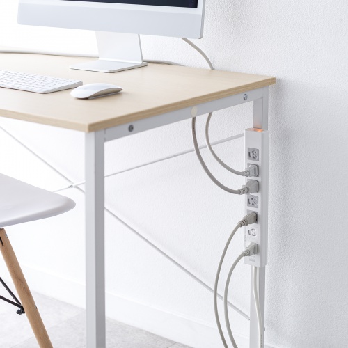 電源タップ（7個口・3m・雷ガード・マグネット・3P・シャッター付・5個口連動集中スイッチ付・絶縁キャップ付・2Pスイングプラグ）