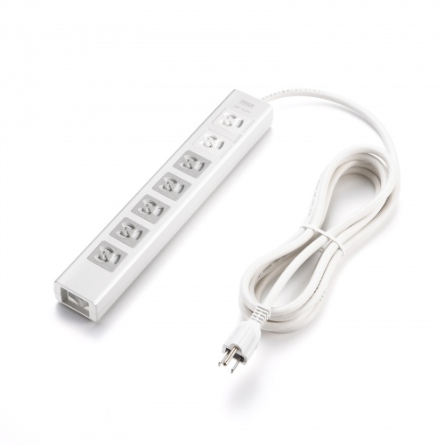 電源タップ（7個口・3m・雷ガード・マグネット・シャッター付・5個口連動集中スイッチ付・絶縁キャップ付・3Pプラグ）