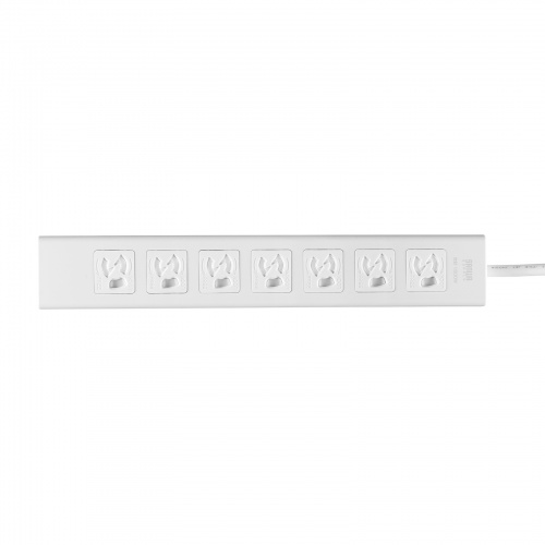 電源タップ（7個口・3m・雷ガード・マグネット・シャッター付・絶縁キャップ付・2Pスイングプラグ・簡易パッケージ）