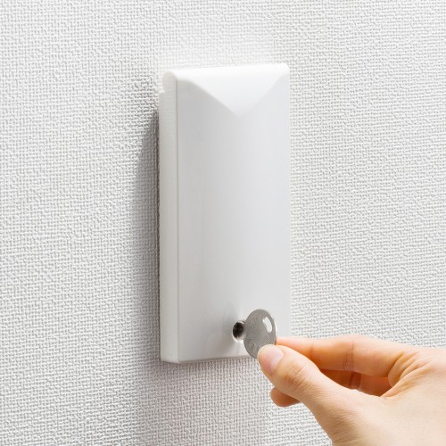 コンセントカバー（セキュリティスリム・鍵付き・スイッチカバー・赤ちゃん・いたずら防止） TAP-KJCV1 サンワサプライ