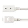 モバイルタップ（延長コード・マイクロタップ・2個口・0.1m・ホワイト）