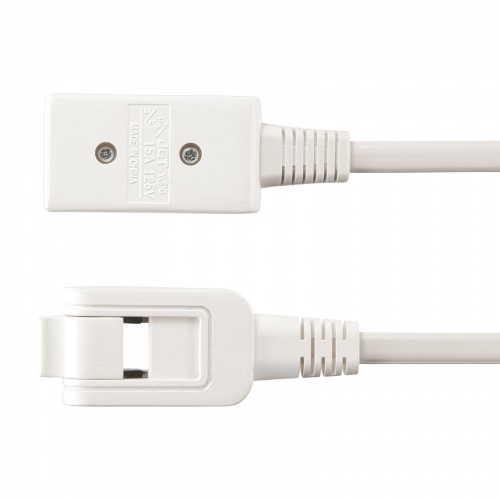 モバイルタップ（延長コード・マイクロタップ・2個口・0.1m・ホワイト）