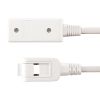 モバイルタップ（延長コード・マイクロタップ・3個口・0.1m・ホワイト）