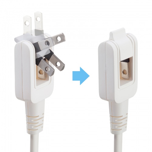 モバイルタップ（延長コード・マイクロタップ・3個口・0.1m・ホワイト）