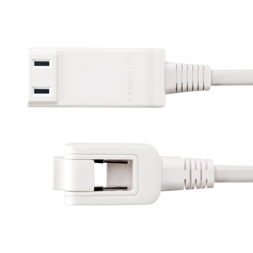 モバイルタップ（延長コード・マイクロタップ・3個口・0.1m・ホワイト）