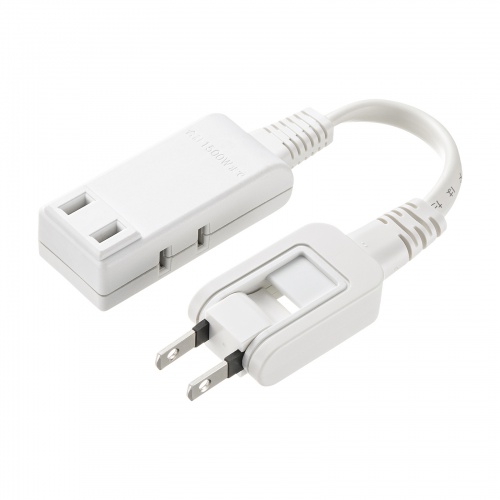 モバイルタップ（延長コード・マイクロタップ・3個口・0.1m・ホワイト）