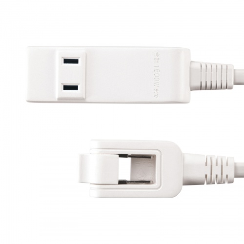 モバイルタップ（延長コード・マイクロタップ・4個口・0.1m・ホワイト）