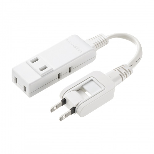 モバイルタップ（延長コード・マイクロタップ・4個口・0.1m・ホワイト）
