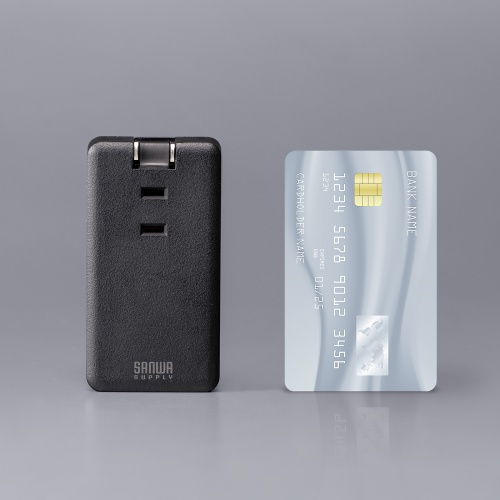 電源タップ(モバイルタップ・AC×3個口・Type-C×2・A×1・USB・PD33W・ブラック）