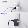 電源タップ(モバイルタップ・AC×3個口・Type-C×2・A×1・USB・PD33W・ブラック）