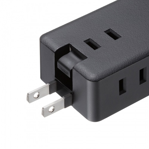 電源タップ(モバイルタップ・AC×3個口・Type-C×2・A×1・USB・PD33W・ブラック）
