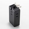 電源タップ(モバイルタップ・AC×3個口・Type-C×2・A×1・USB・PD33W・ブラック）