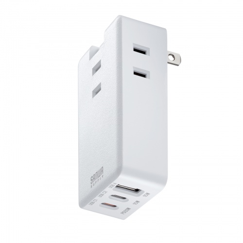 電源タップ（モバイルタップ・AC×3個口・Type-C×2・A×1・USB・PD33W・ホワイト）