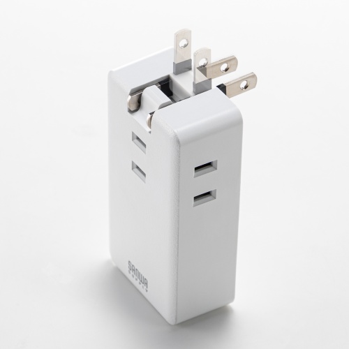 電源タップ（モバイルタップ・AC×3個口・Type-C×2・A×1・USB・PD33W・ホワイト）