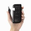 【訳あり 新品】巻き取り式モバイルタップ（AC3個口＋Type-C×1＋USB-A×2・ PD33W・ブラック）