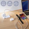 【訳あり 新品】巻き取り式モバイルタップ（AC3個口＋Type-C×1＋USB-A×2・ PD33W・ホワイト）