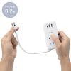 【訳あり 新品】巻き取り式モバイルタップ（AC3個口＋Type-C×1＋USB-A×2・ PD33W・ホワイト）