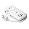 【訳あり 新品】巻き取り式モバイルタップ（AC3個口＋Type-C×1＋USB-A×2・ PD33W・ホワイト）
