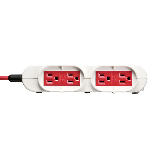 医療用タップ（3P・3m・レッド・JIS T1021適合）