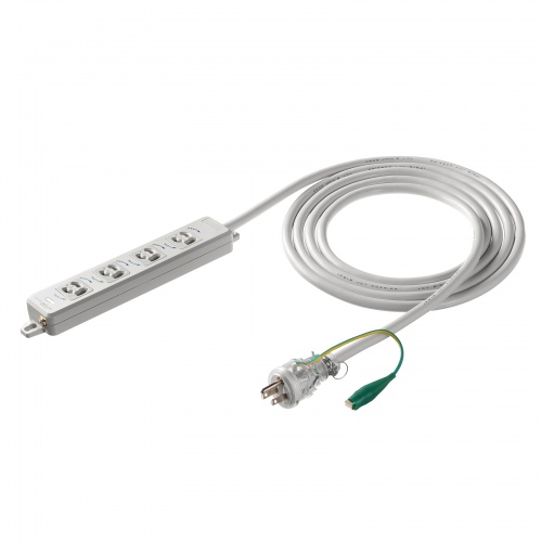 電源タップ（マグネット固定・防雨型プラグ・延長コード・2P&3P両対応・ポッキンプラグ付・3極・3m・4個口）