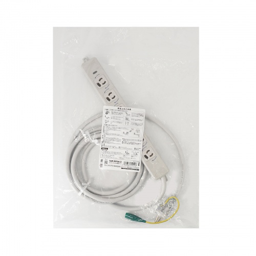 電源タップ（マグネット固定・防雨型プラグ・延長コード・2P&3P両対応・ポッキンプラグ付・3極・3m・6個口）