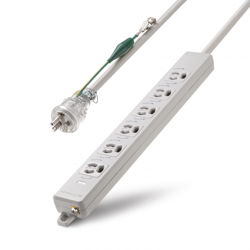 電源タップ（マグネット固定・防雨型プラグ・延長コード・2P&3P両対応・ポッキンプラグ付・3極・5m・6個口）