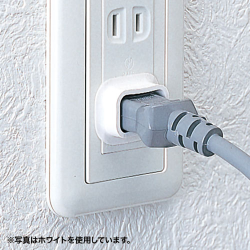 プラグ安全カバー(トラッキング防止・2P・ブラック・4個入り)