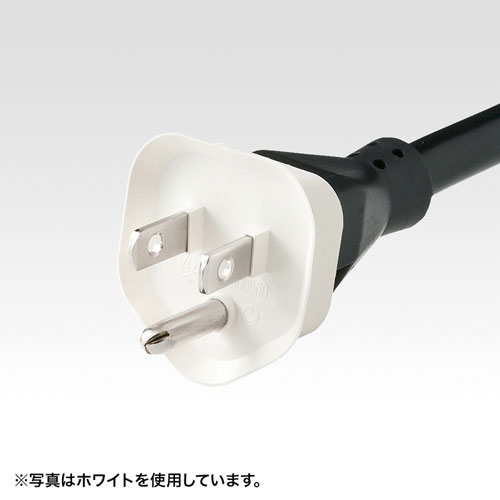 プラグ安全カバー(トラッキング防止・3P・ブラック・2個入り)