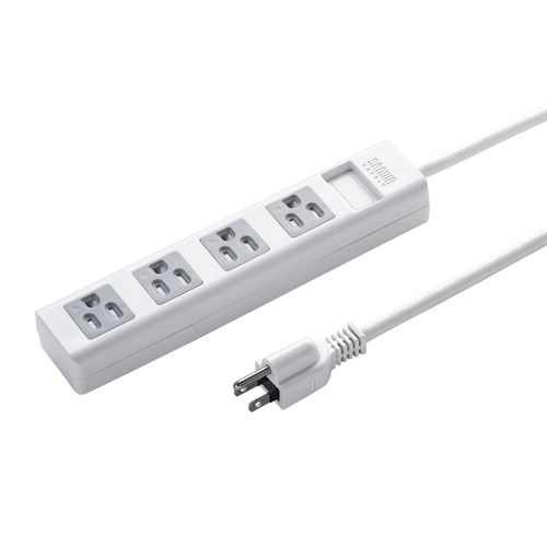 訳あり 新品】電源タップ(延長コード・3P・4個口・5m・おすすめ