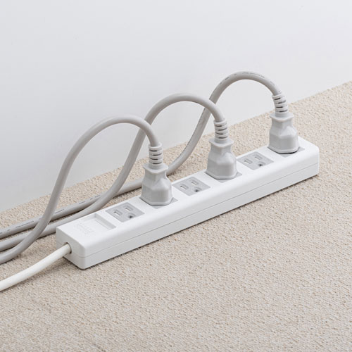 シャッタータップ（3P・6個口・2.5m）