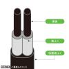 電源タップ（USB急速充電・PD33W・スリムタップ・AC6口・TypeC・縦横差し込み・雷ガード・1.5m・ACアダプタ対応・iPhone/iPad/スマホ/タブレット・コンセントタップ・ブラック）