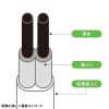 電源タップ（USB急速充電・PD33W・スリムタップ・AC6口・TypeC・縦横差し込み・3m・ACアダプタ対応・iPhone/iPad/スマホ/タブレット・コンセントタップ・ホワイト）