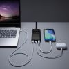 電源タップ（USB・PD100W・急速充電・GaN・1.5m・延長コード・超薄型18mm・Type-C×2・USB-A×1・AC×2個口・コンセント・L型プラグ）