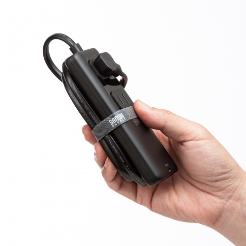 電源タップ（USB・PD100W・急速充電・GaN・1.5m・延長コード・超薄型18mm・Type-C×2・USB-A×1・AC×2個口・コンセント・L型プラグ）