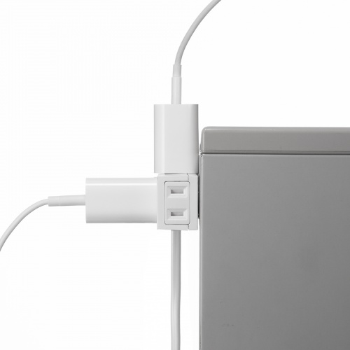 電源タップ（マグネット・3m・8個口・スリム・上下左右差込み・ホワイト）