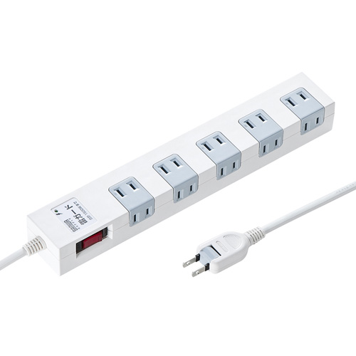 雷ガードタップ(2P・10個口・3m) TAP-SP2110-3 サンワサプライ