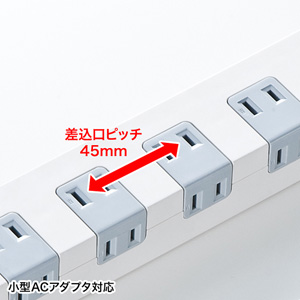雷ガードタップ（2P・10個口・3m）　TAP-SP2110-3　サンワサプライ