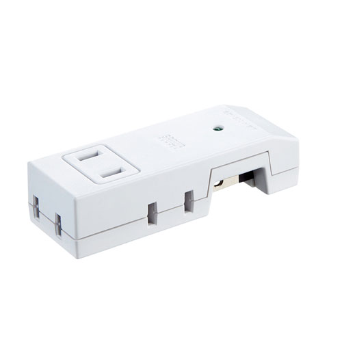 タップ（2P・4個口・雷ガード・収納式スイングプラグ・ホワイト） TAP-SP225 サンワサプライ