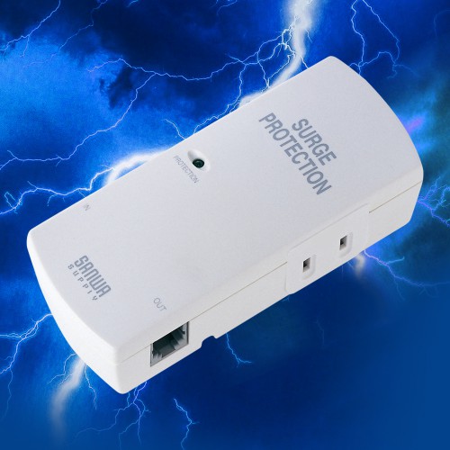 高性能雷ガードタップ（2P・2個口） TAP-SP310TEL サンワサプライ