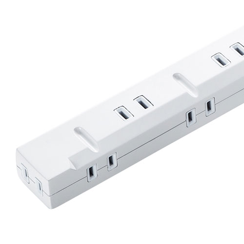 スリム雷ガードタップ（2P・8個口・3m）