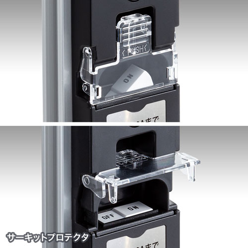 19インチラック用 コンセントバー｜9口・20A・アルミ・3P・抜け止め