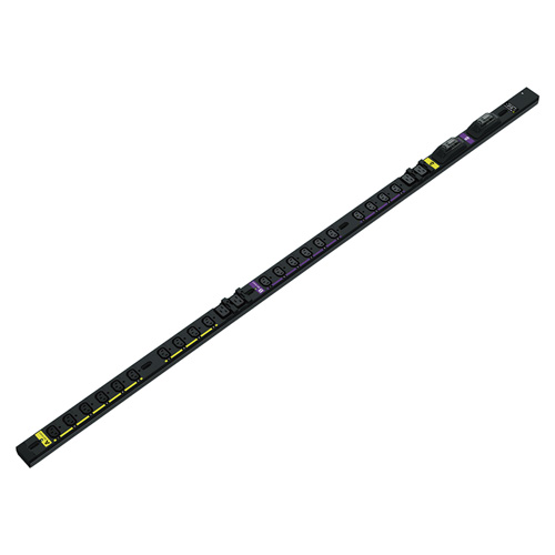 19インチサーバーラック用コンセント(スリムサイズ・200V・30A・IEC C19×4個口+IEC C13×20個口・3m)