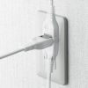 電源タップ（3個口・1m・ホワイト・火災予防・消火シート内蔵・シャッター付き・スイングプラグ）