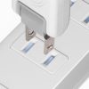 電源タップ（3個口・3m・ホワイト・火災予防・消火シート内蔵・シャッター付き・スイングプラグ）