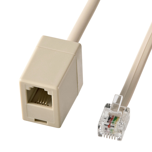 RUITEXUN RJ11 から RJ11 電話延長ケーブル 1m RUITEXUN RJ11 から RJ11 電話延長ケーブル 1m