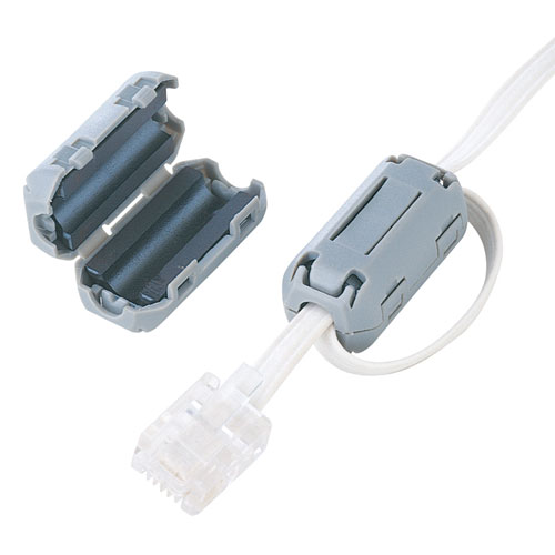 フェライトコア(直径3～5mm対応・2個入り・高周波・ノイズフィルター)