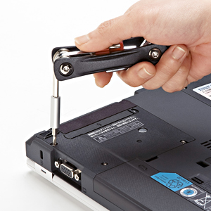 六角レンチが充実した携帯に便利な、折りたたみツールキット TK-018 サンワサプライ