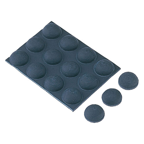 ゴム足（天然ゴム・15個・振動吸収・滑り止め）