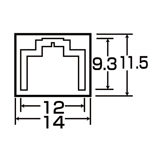 コネクタカバー（キャップ・防塵・ほこり・保護・LANポート・ブラック） TK-CAP5 サンワサプライ