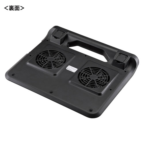 クーラーパッド（ノートPC用・ターボ機能付き・17.3インチ対応・2ファン・USB給電・風量調節・2段階角度調節） TK-CLN19UN